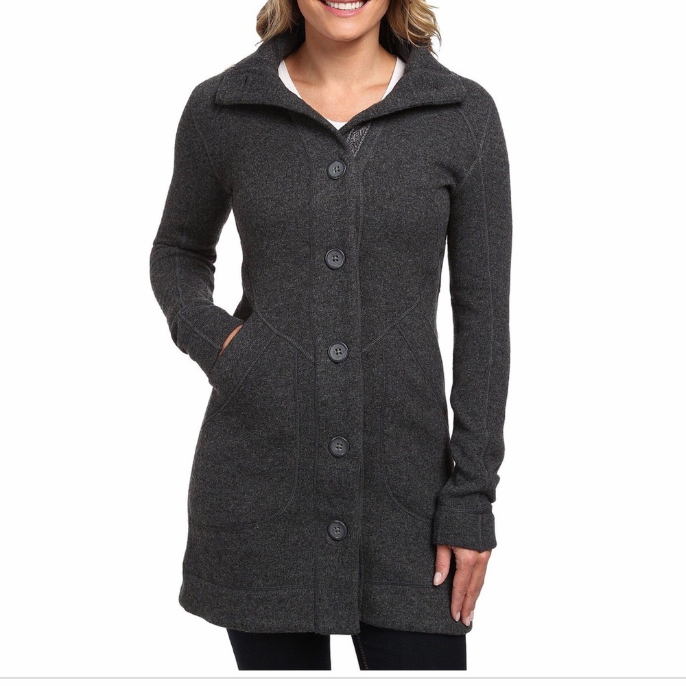 Marmot Maddie wool sweater coat fully fleece lined